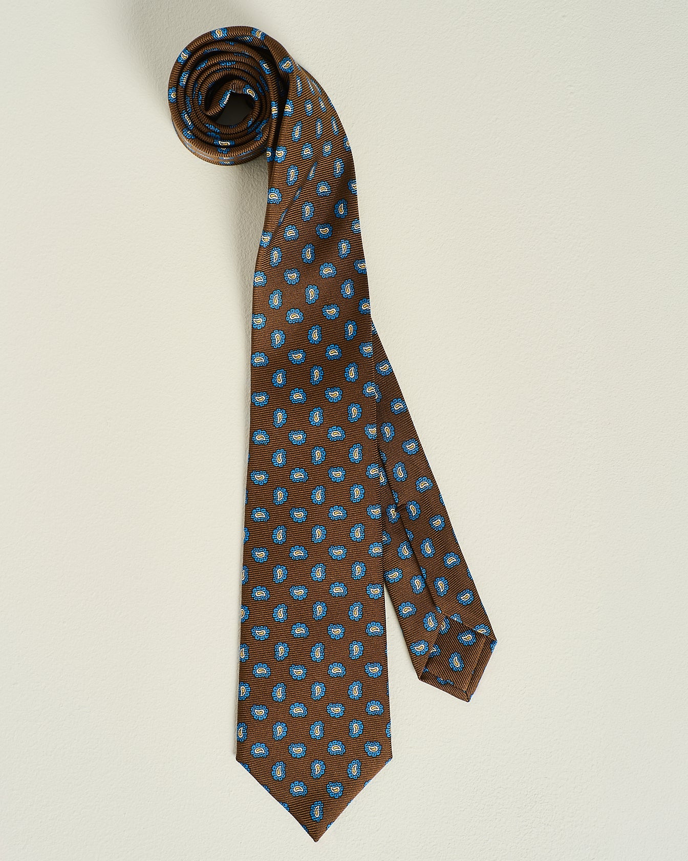 PATTERNED SILK TIE