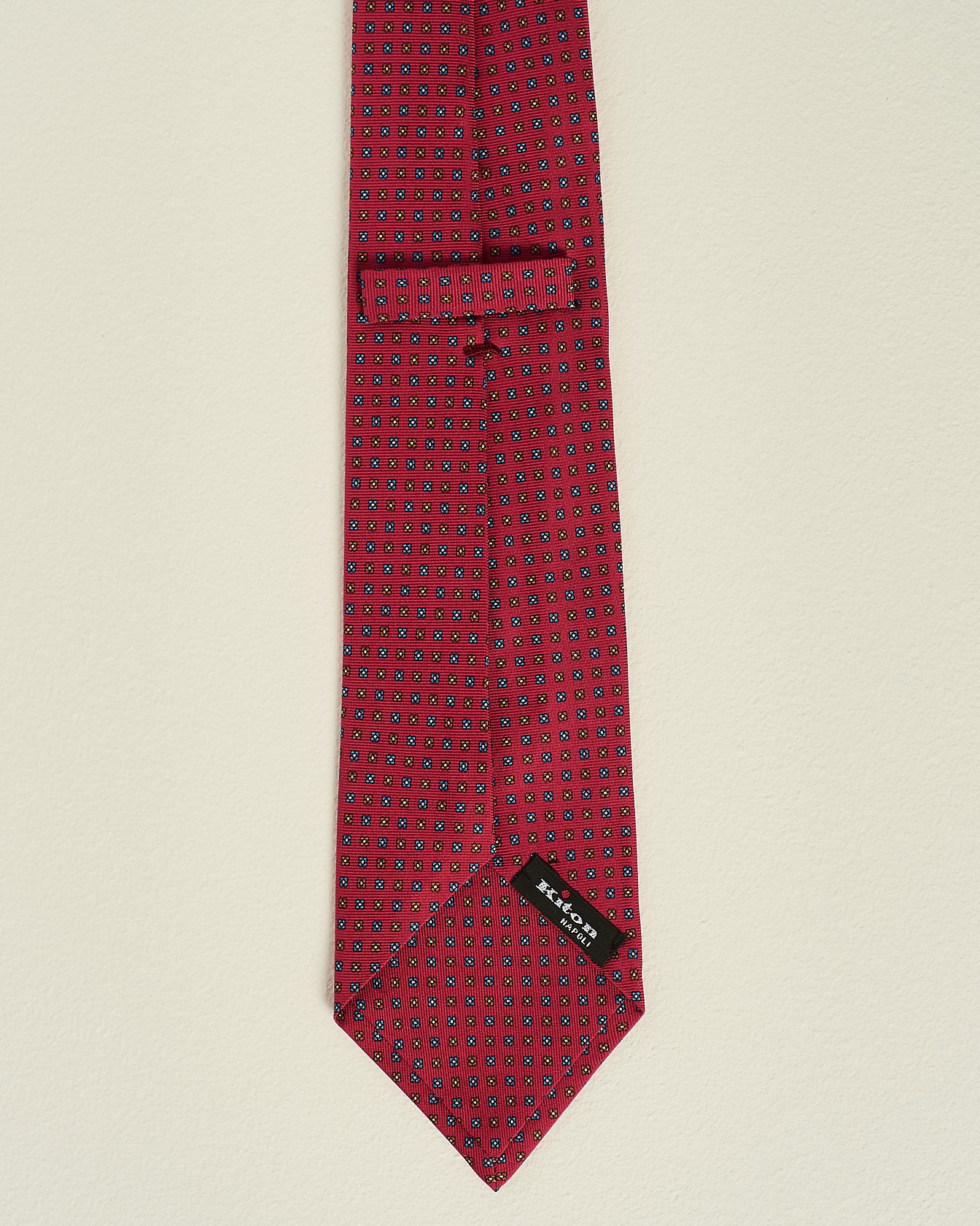 PATTERNED SILK TIE