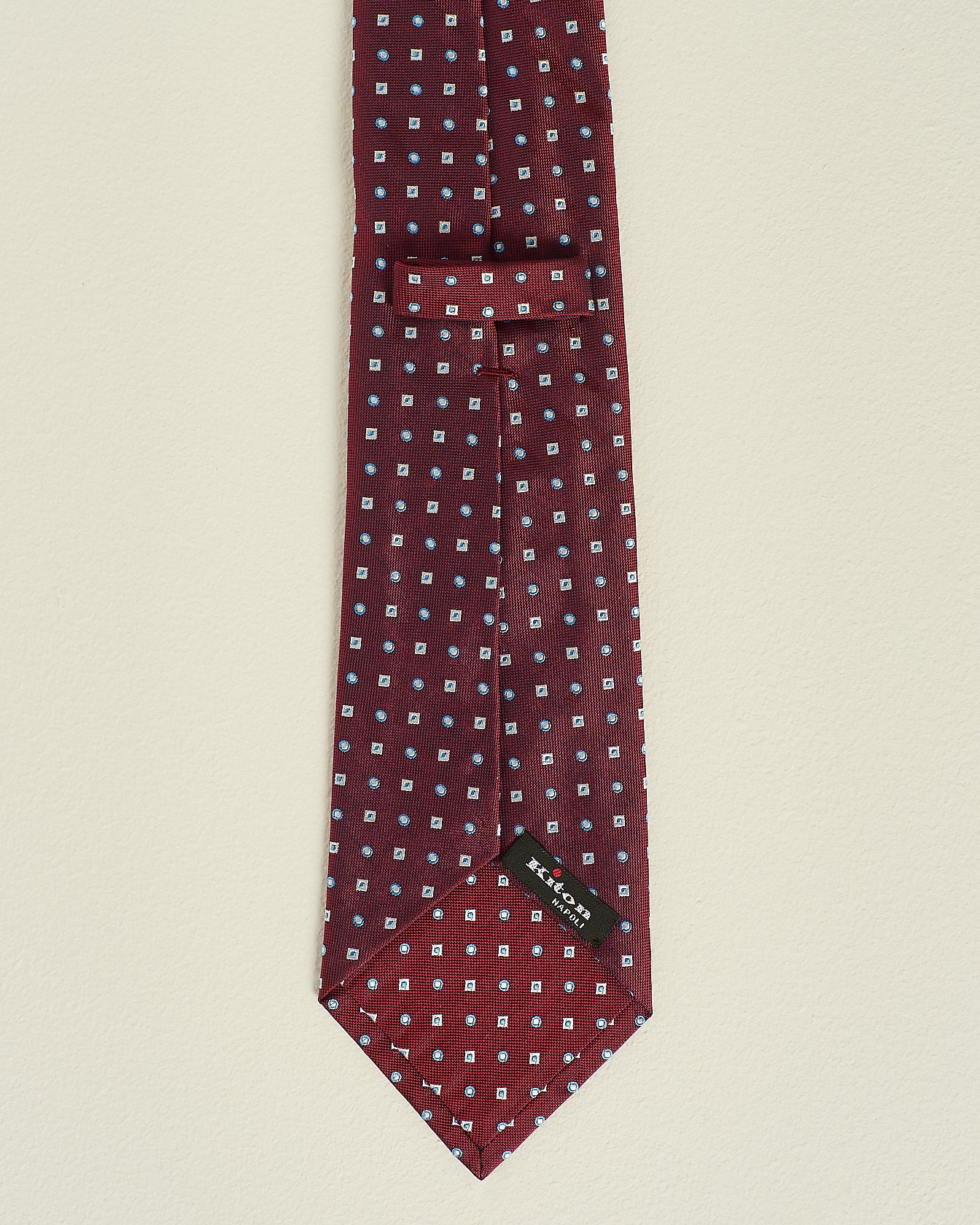PATTERNED SILK TIE