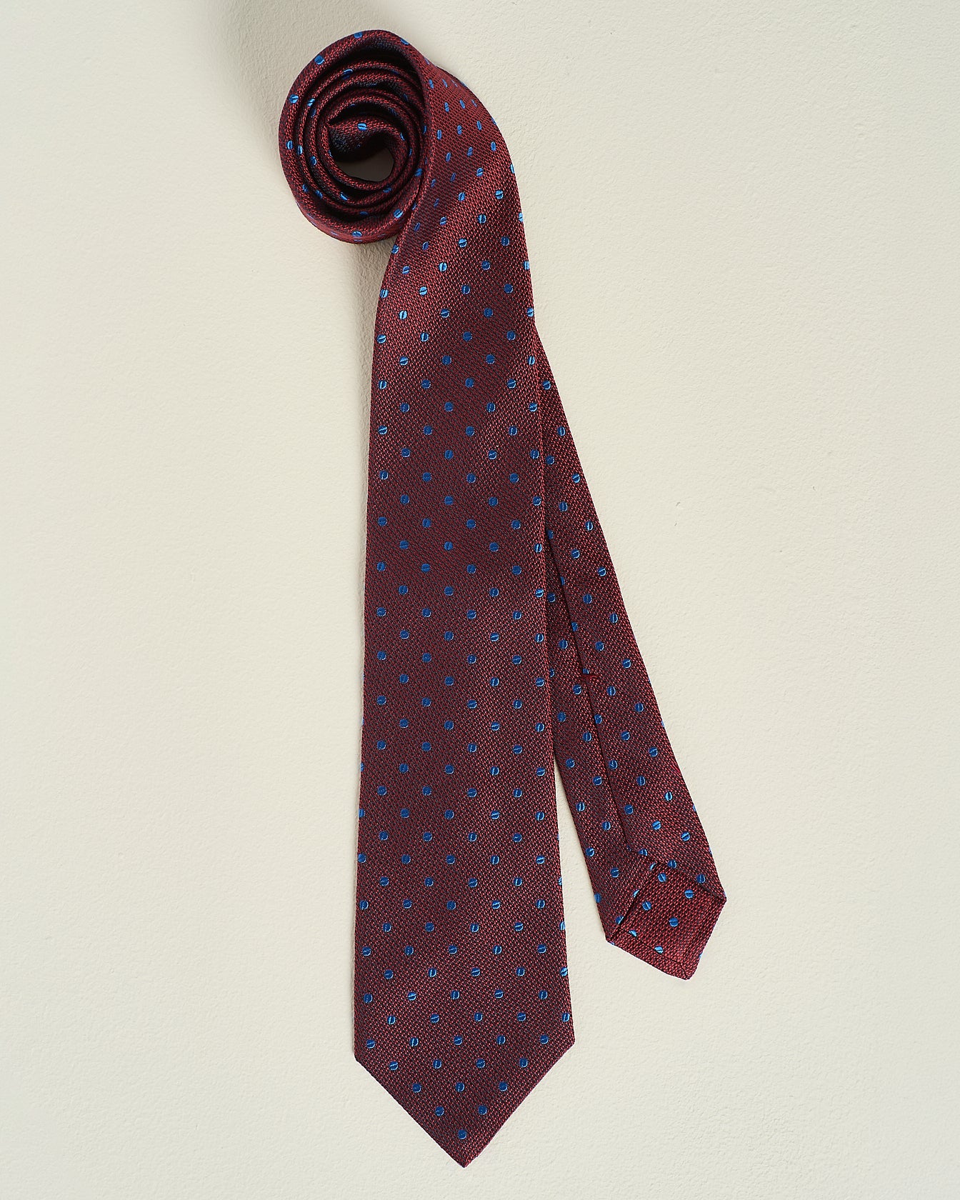 PATTERNED SILK TIE