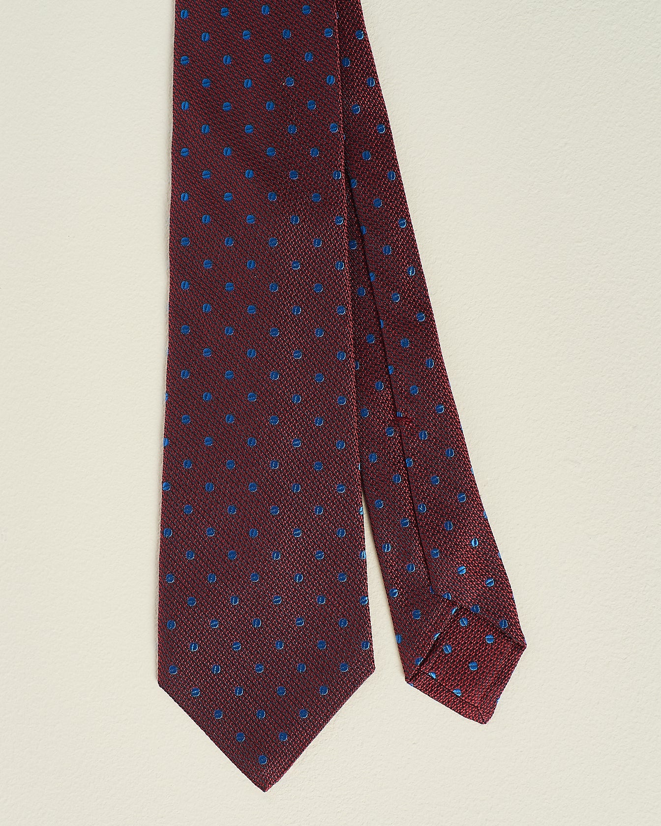 PATTERNED SILK TIE