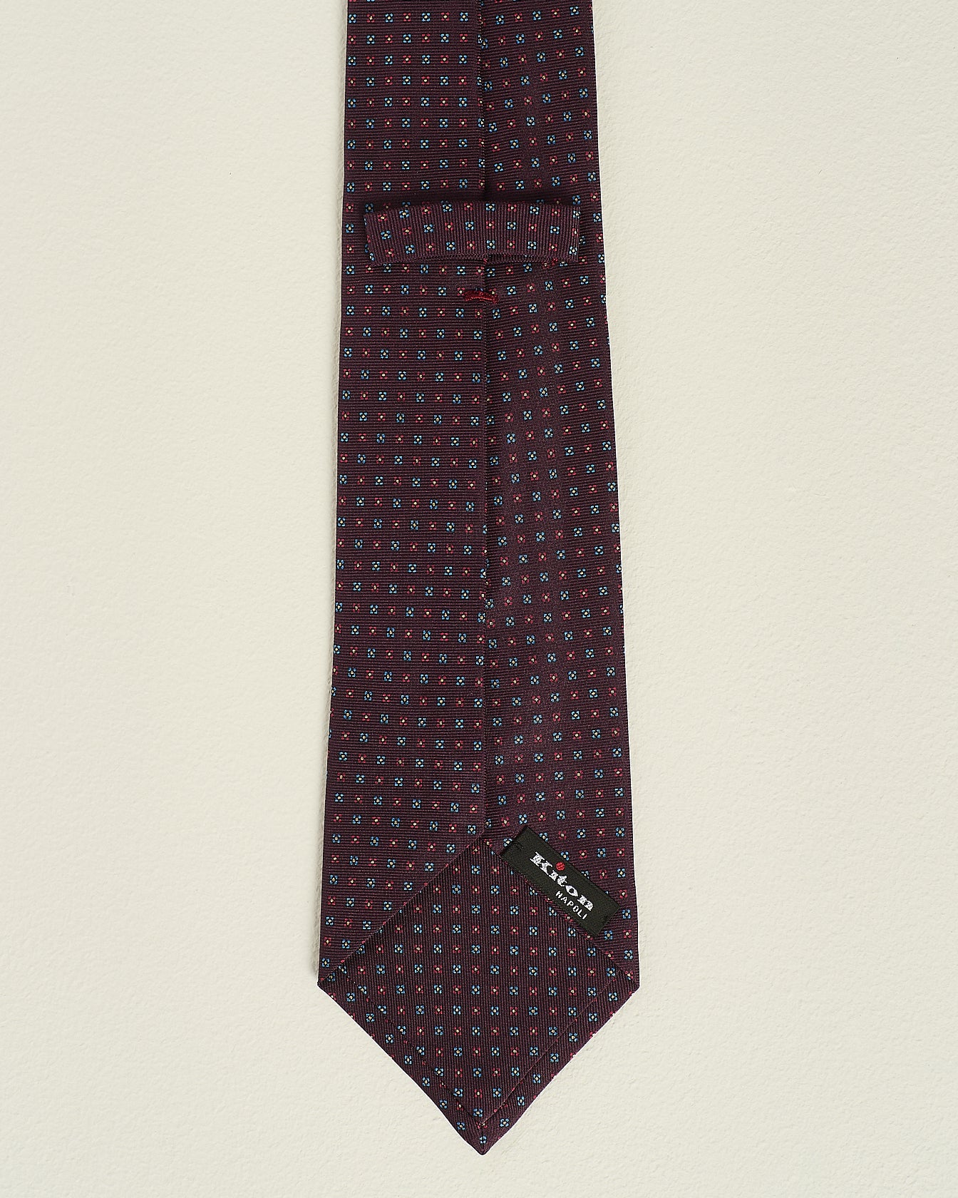 PATTERNED SILK TIE