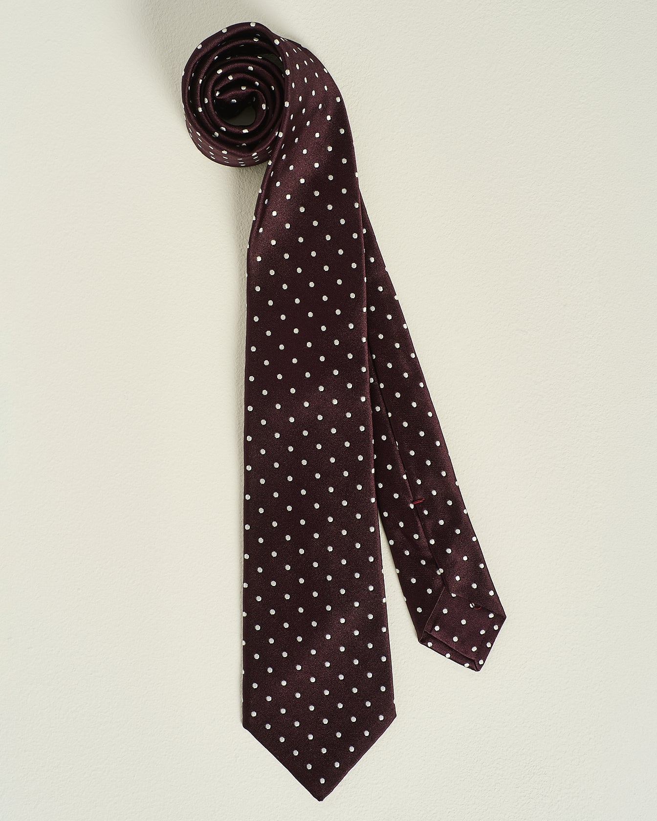 PATTERNED SILK TIE