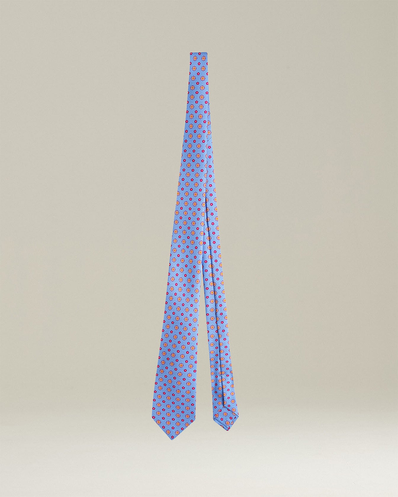 PATTERNED SILK TIE