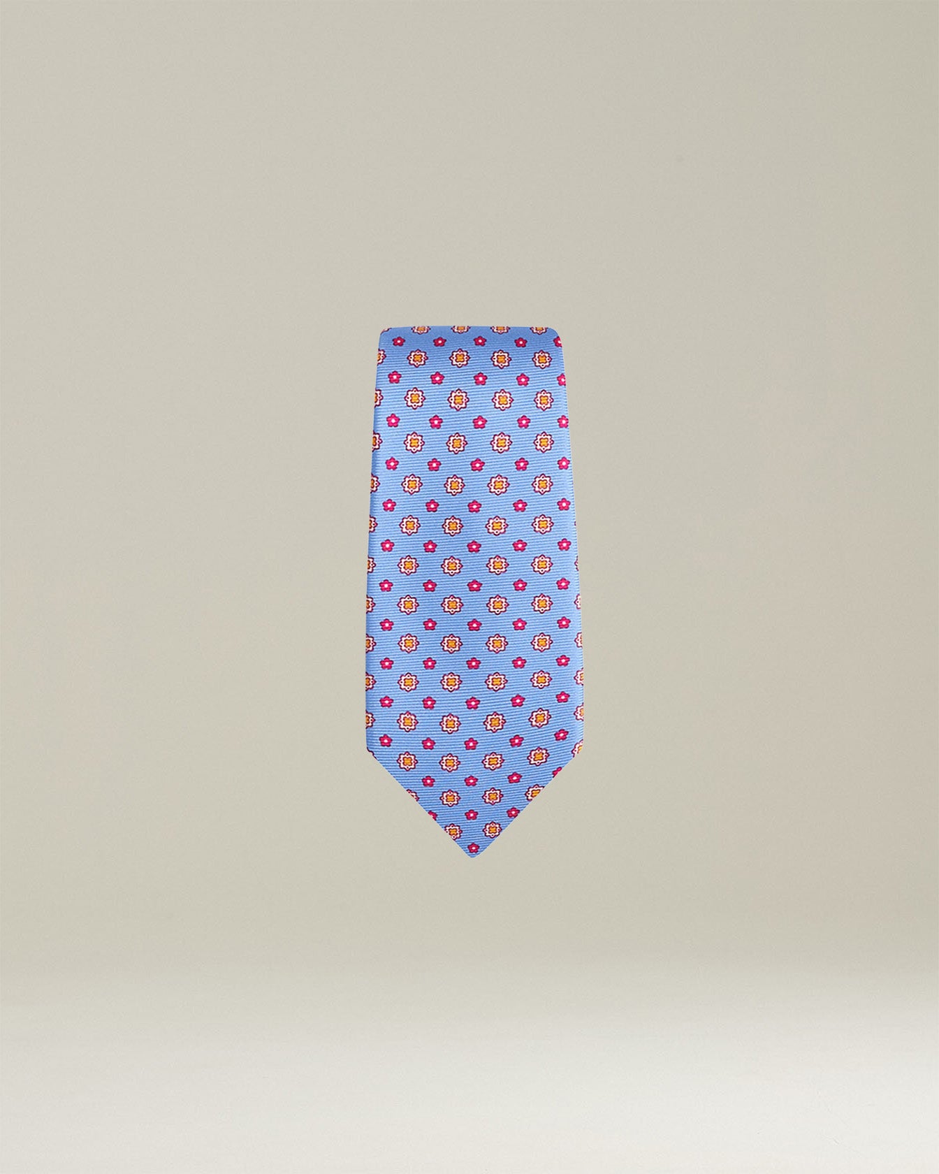 PATTERNED SILK TIE