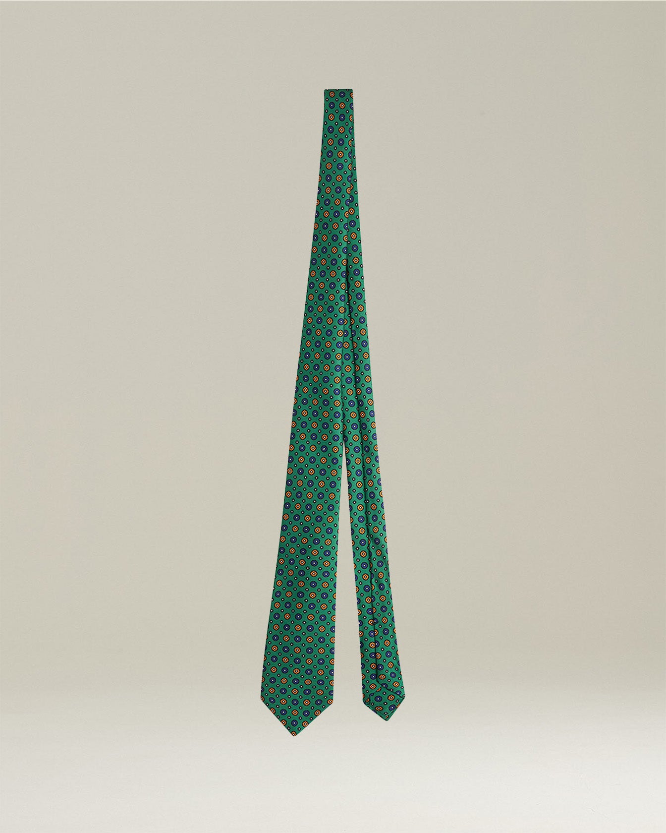 PATTERNED SILK TIE