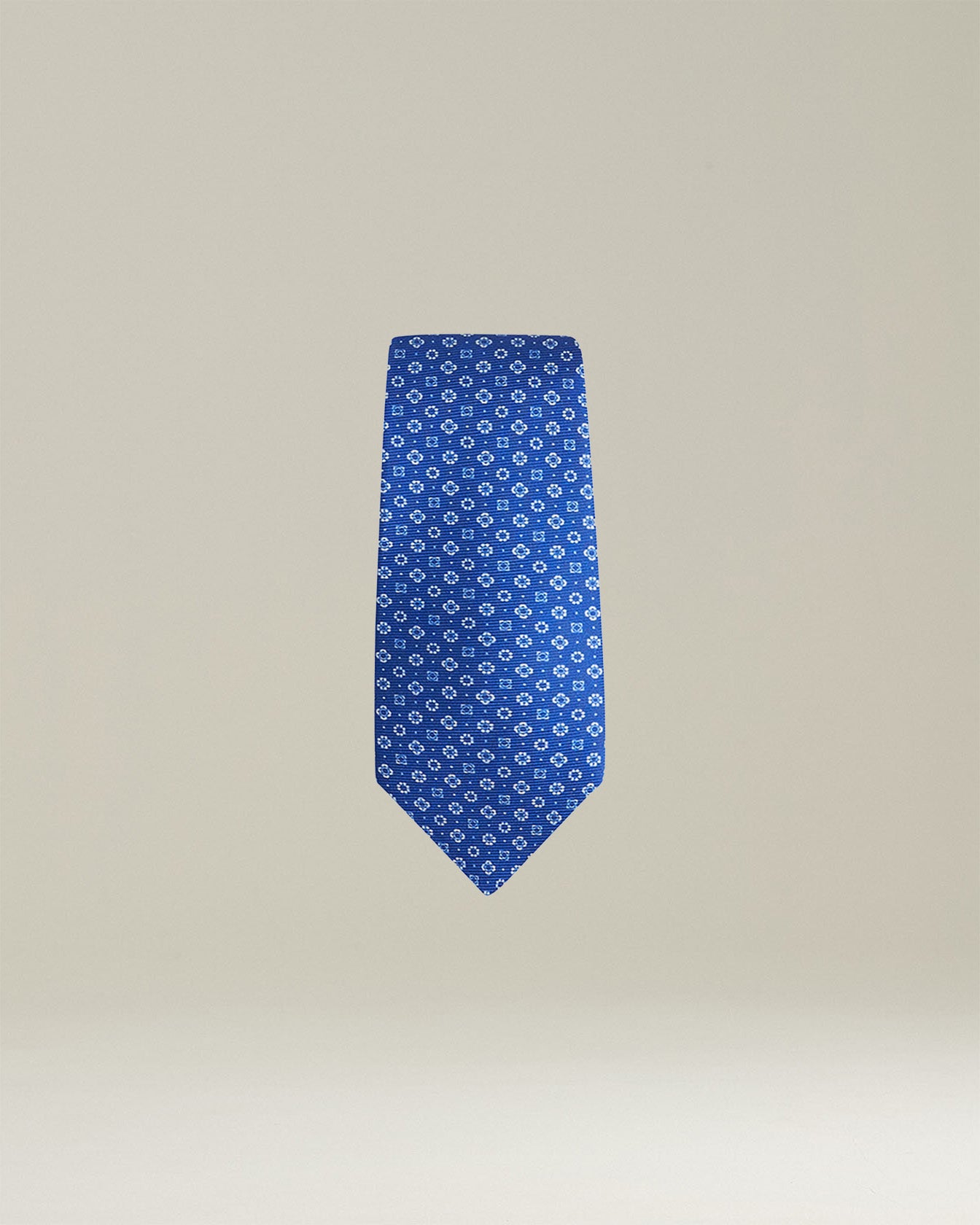 PATTERNED SILK TIE