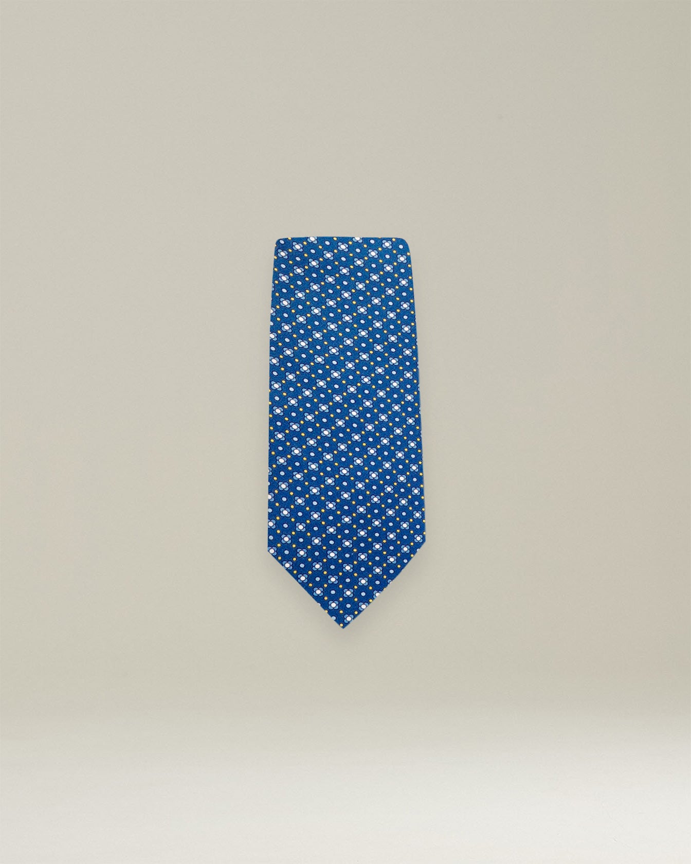 PATTERNED SILK TIE