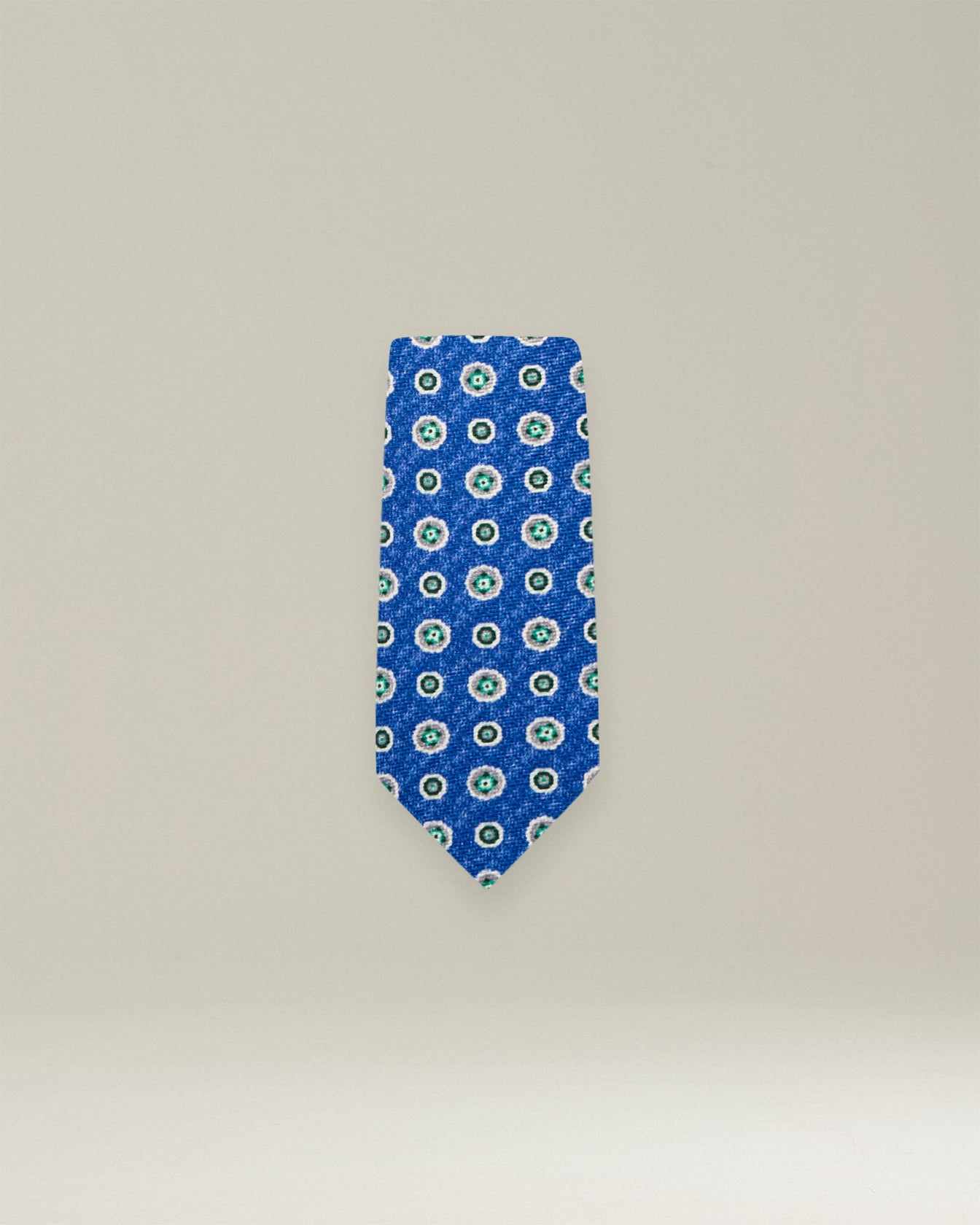 PATTERNED SILK TIE