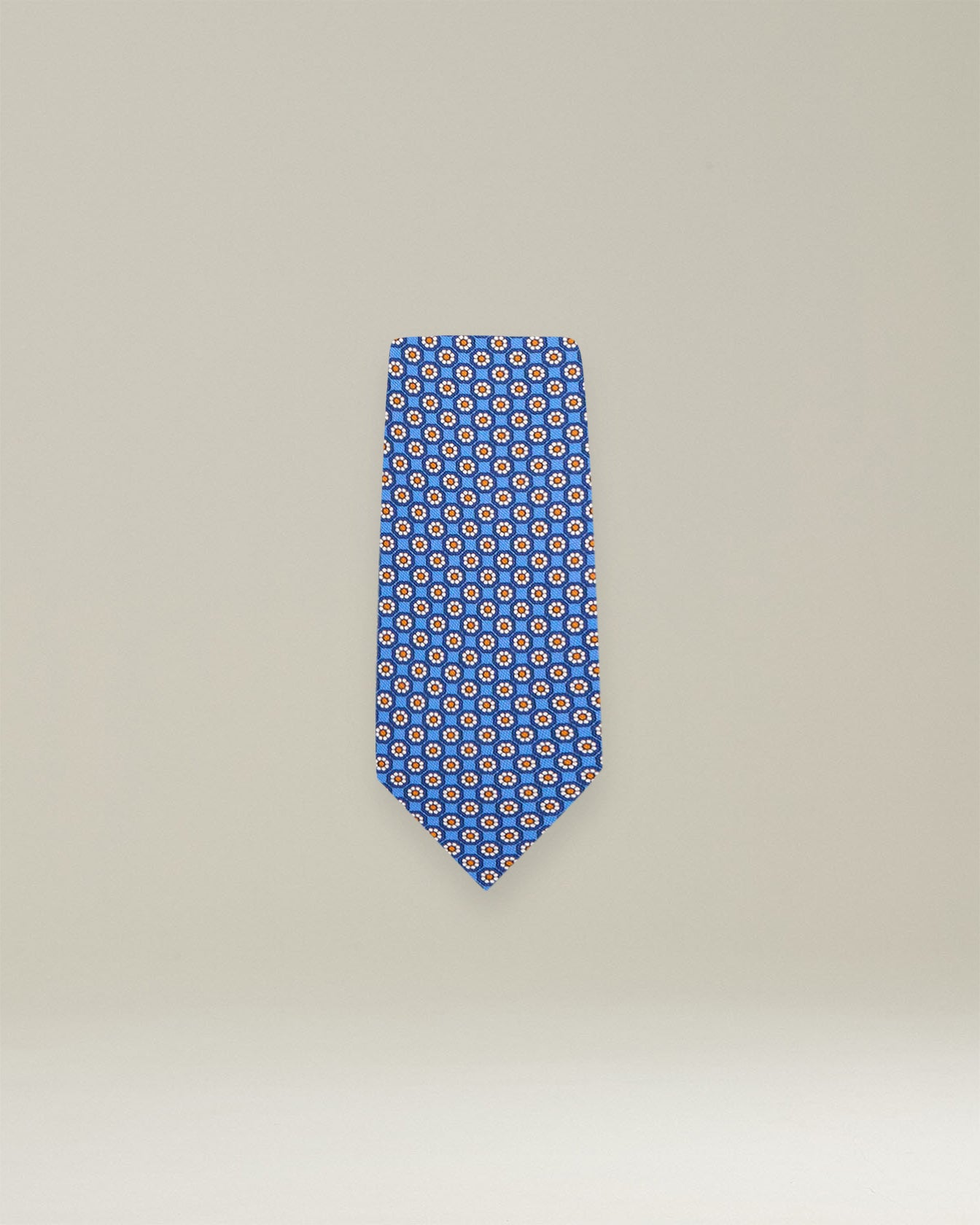 PATTERNED SILK TIE