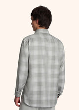 Kiton light grey shirt for man, in cashmere 3