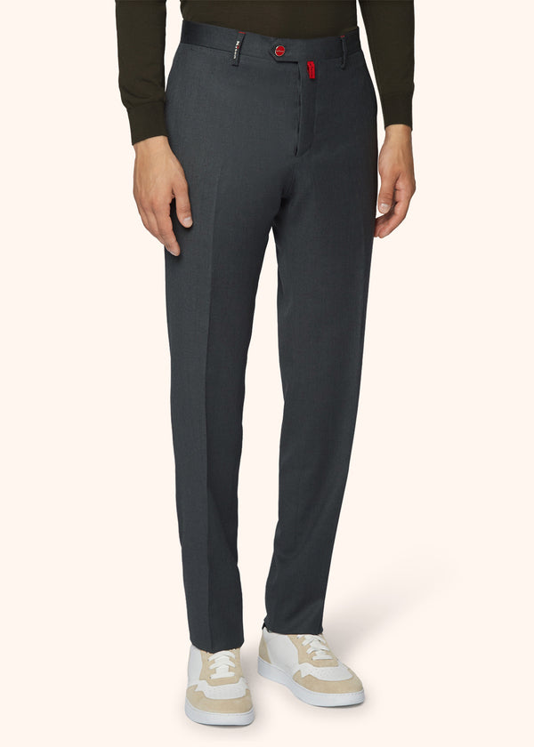 WOOL CHINO TROUSERS