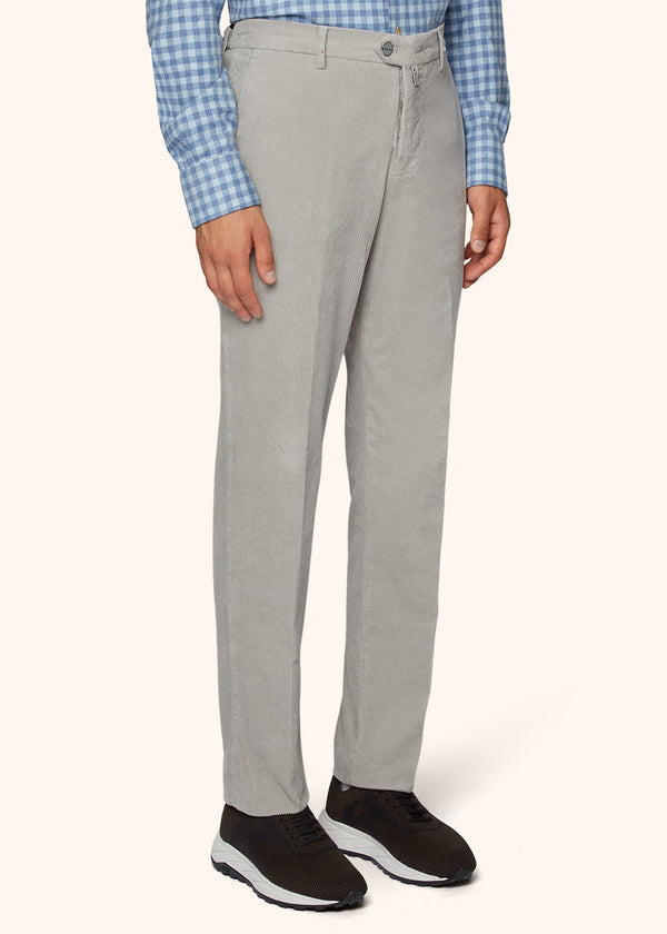 CASUAL COTTON AND CASHMERE TROUSERS