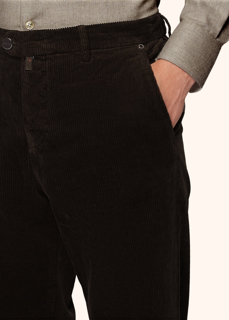 CASUAL COTTON AND CASHMERE TROUSERS