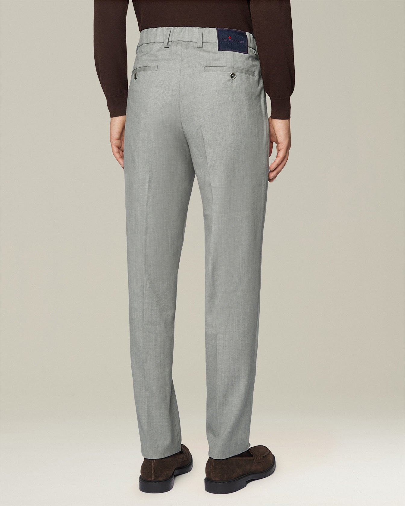 CASUAL WOOL TROUSERS