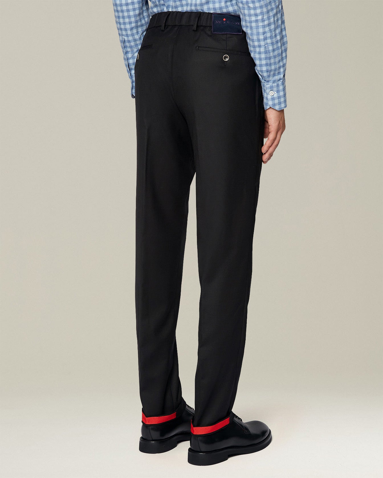 CASUAL WOOL TROUSERS