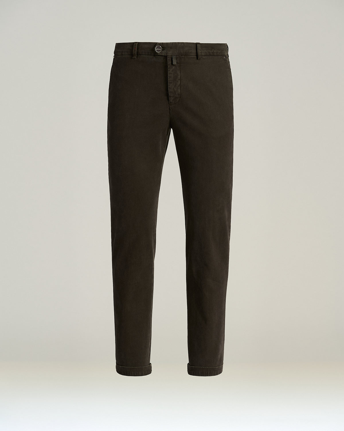 DARK BROWN COTTON PANTS 1