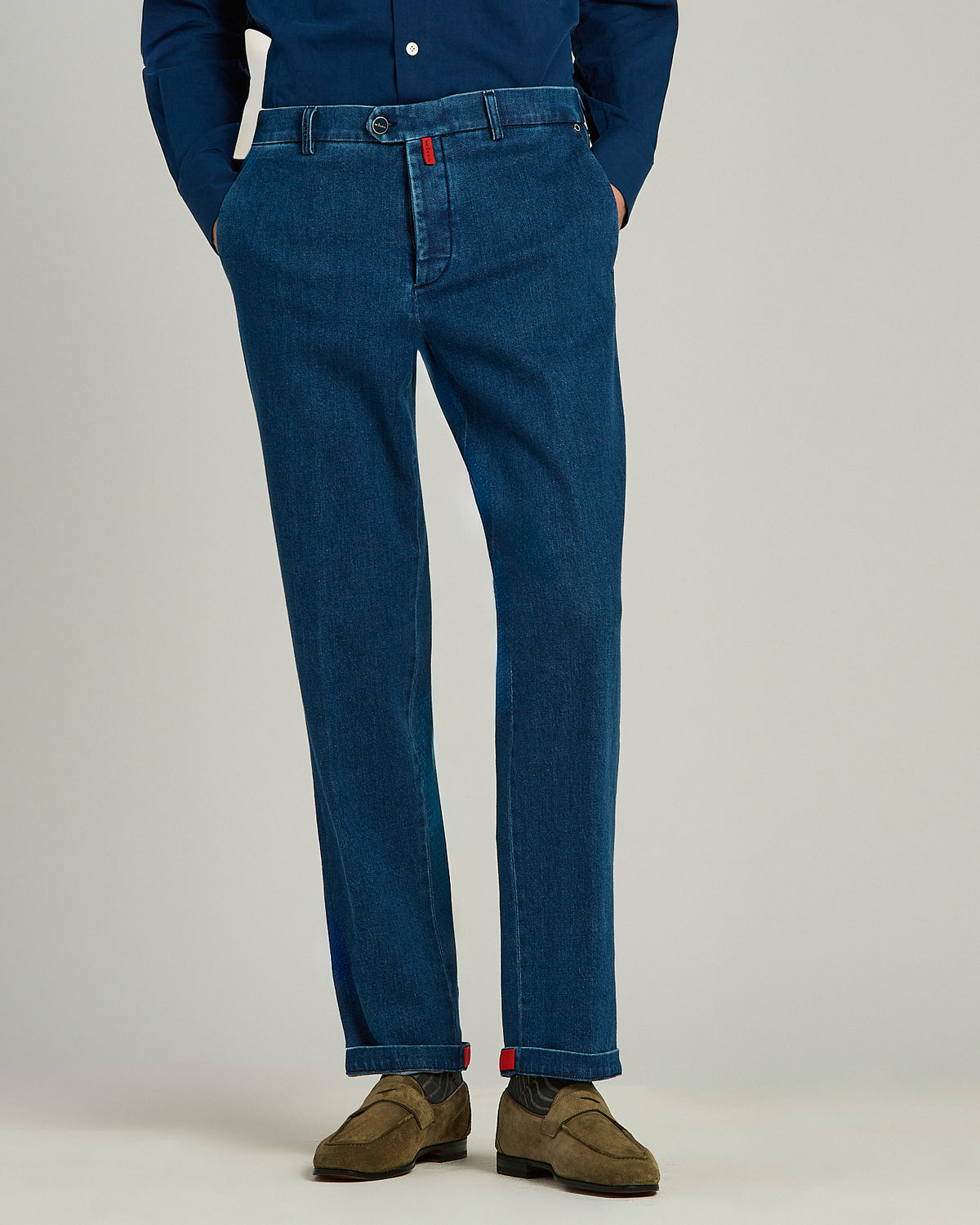 INDIGO COTTON PANTS 2