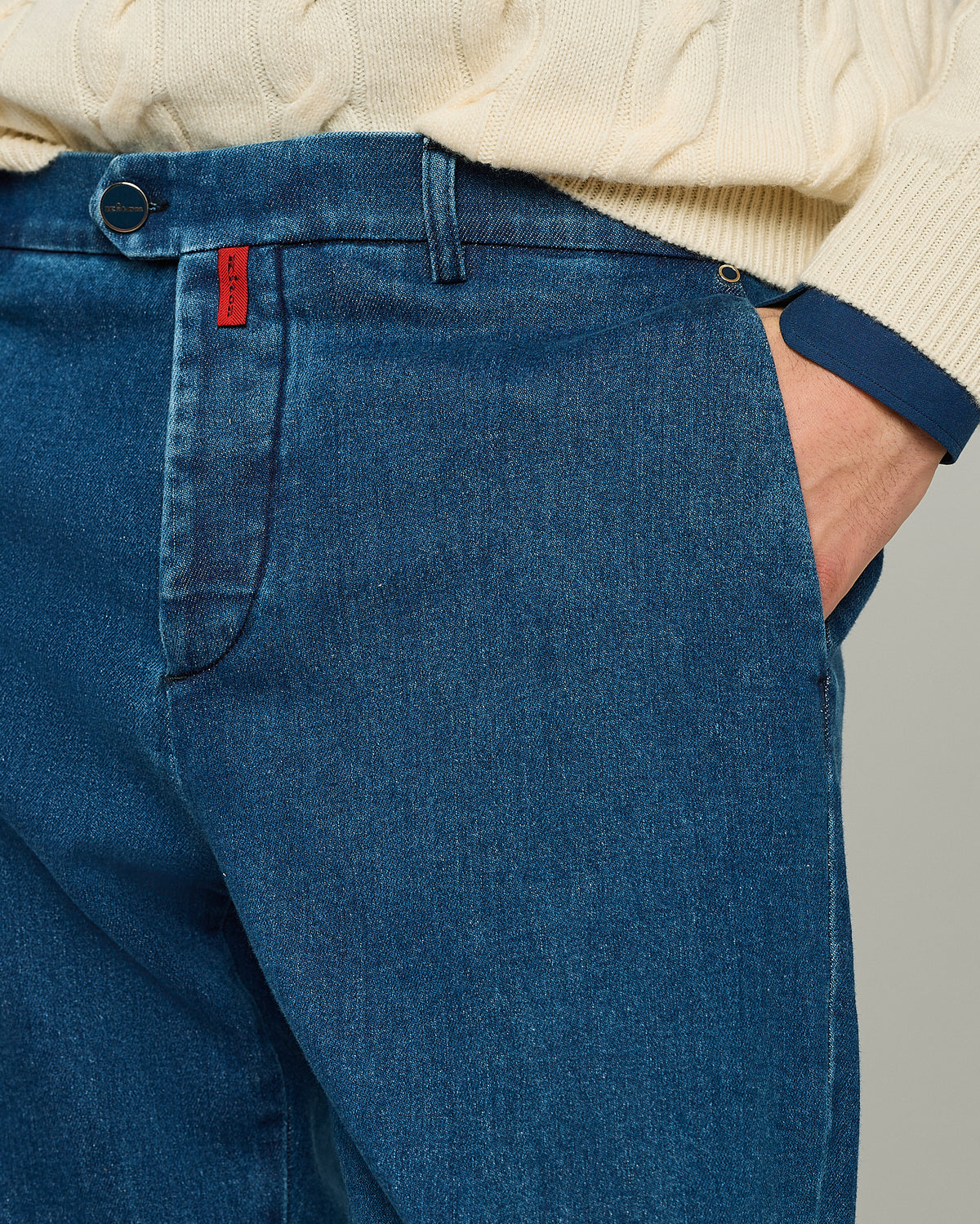 INDIGO COTTON PANTS 4