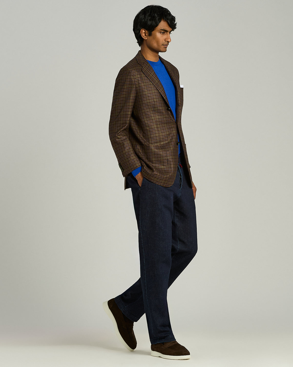 INDIGO COTTON PANTS 5