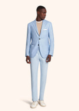 Kiton sky blue jacket for man, in cashmere 5