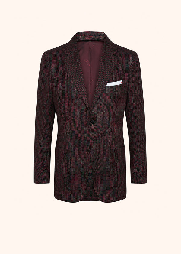 Kiton red jacket for man, in cashmere 1