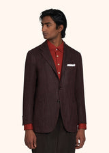 Kiton red jacket for man, in cashmere 2