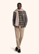 Kiton brown jacket for man, in cashmere 5