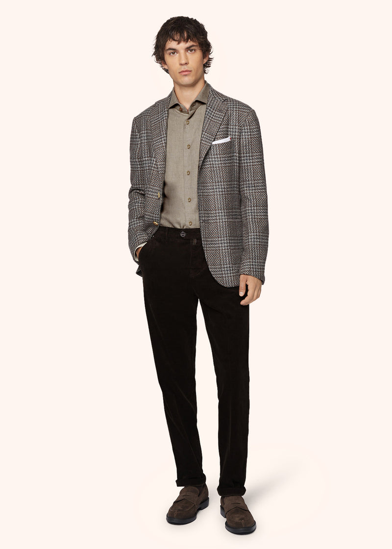 GLEN PLAID CASHMERE BLEND BLAZER