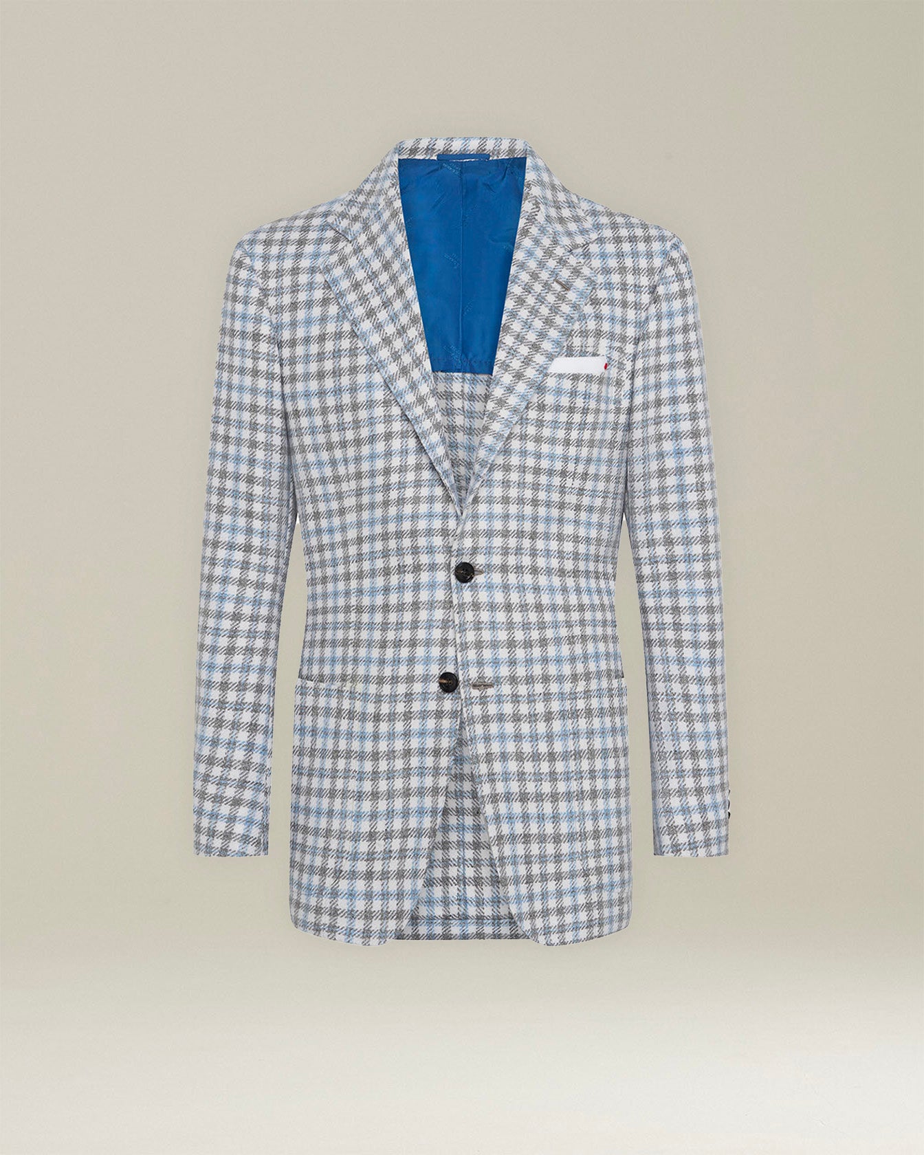 GLEN PLAID CASHMERE BLEND BLAZER