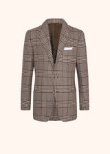 Kiton brown jacket for man, in cashmere 1