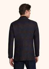 Kiton blue jacket for man, in cashmere 3