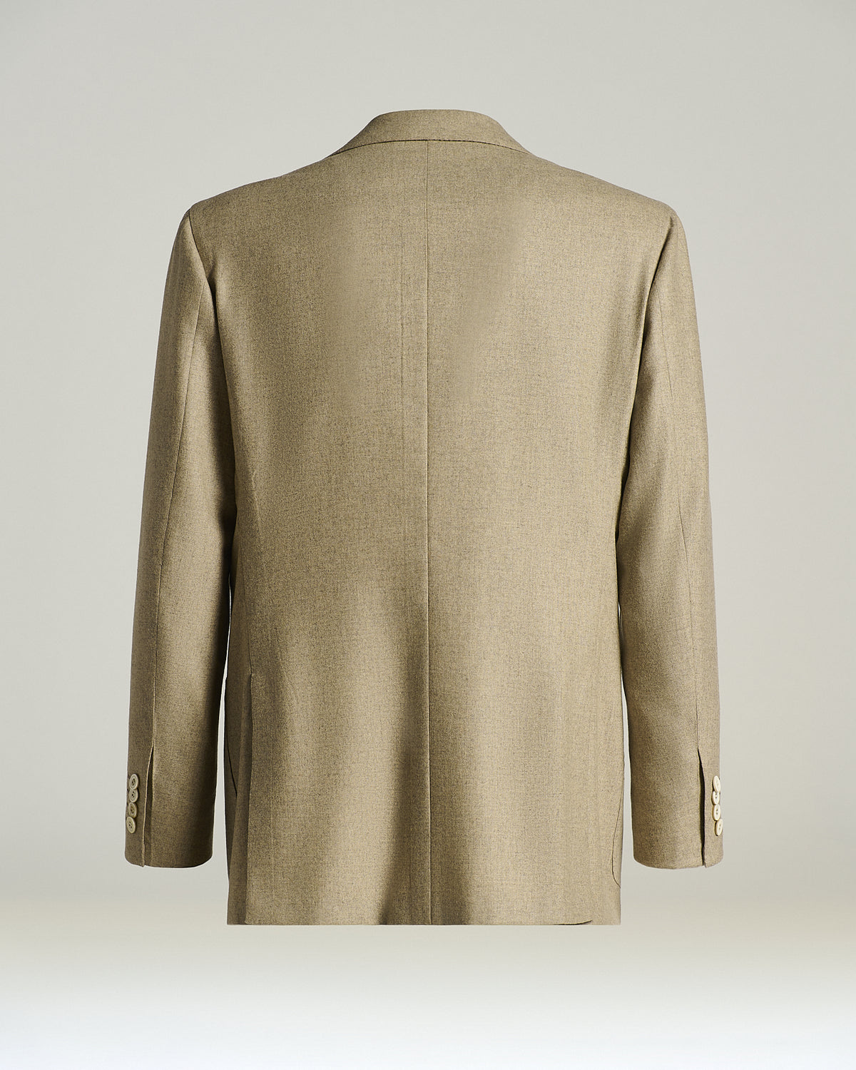 BEIGE CASHMERE JACKET WITH PATCH POCKETS 2