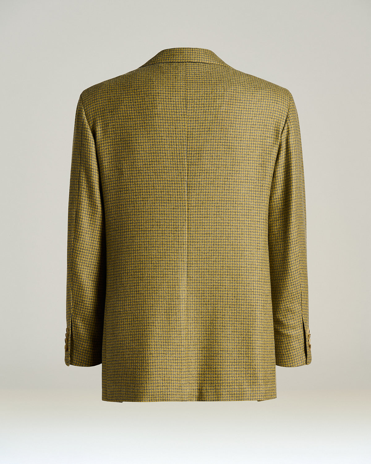 YELLOW HOUNDSTOOTH PURE CASHMERE JACKET 2