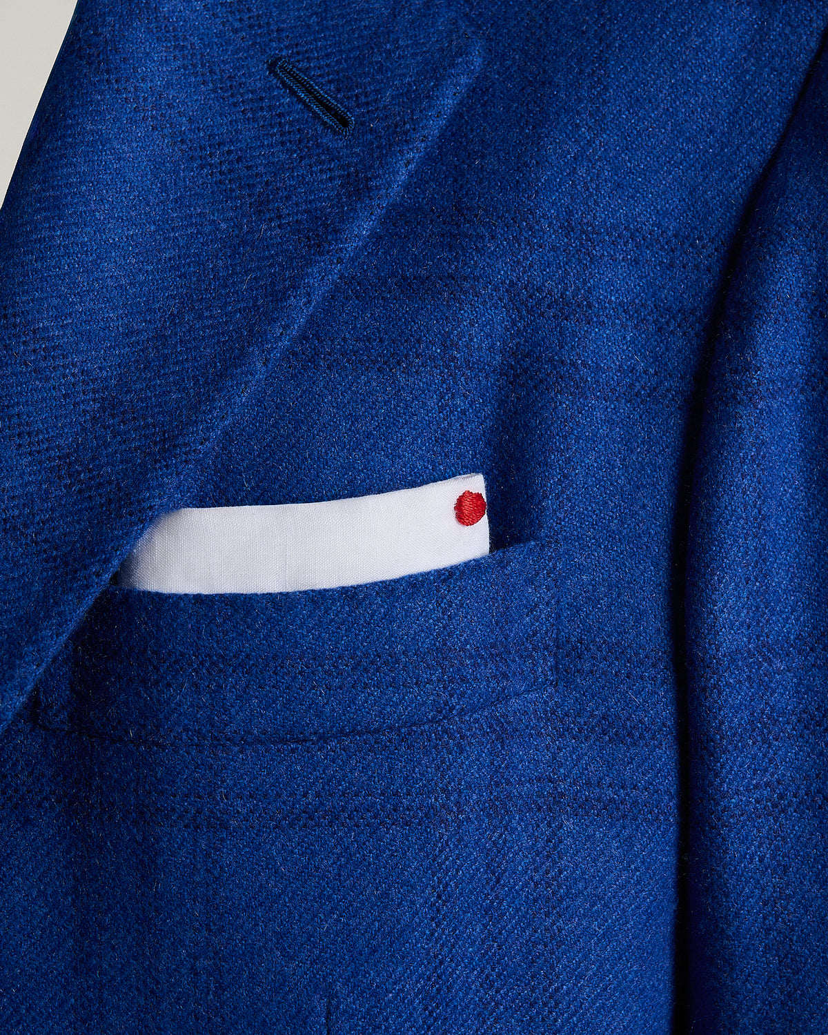 BLUE CHECKED PURE CASHMERE JACKET 3