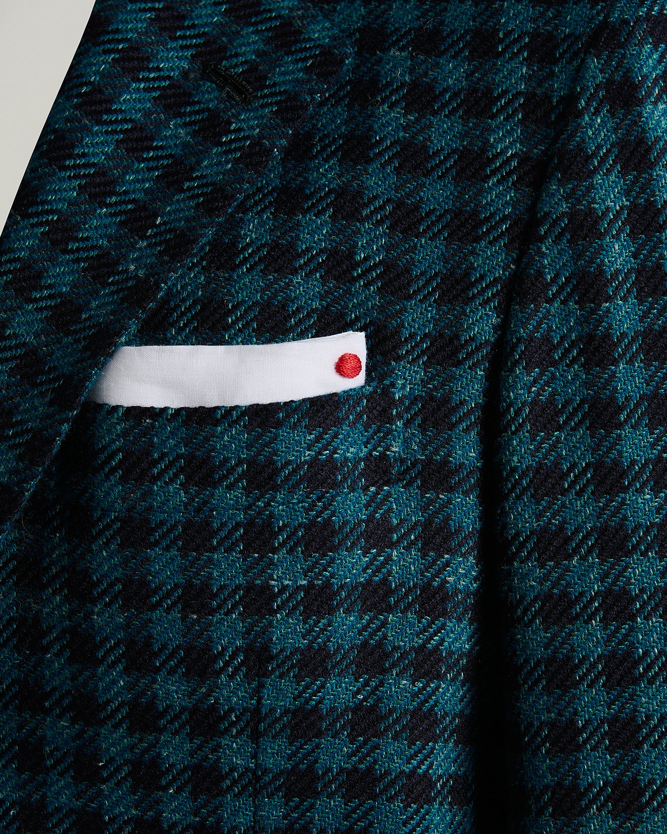 GIACCA IN BLEND DI CASHMERE, LANA, SETA E LINO CON MOTIVO A QUADRI