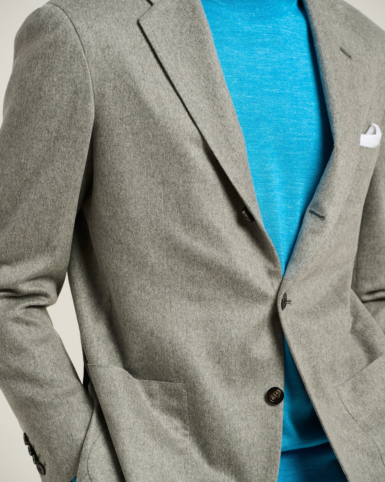 BLAZER IN CASHMERE E VICUÑA