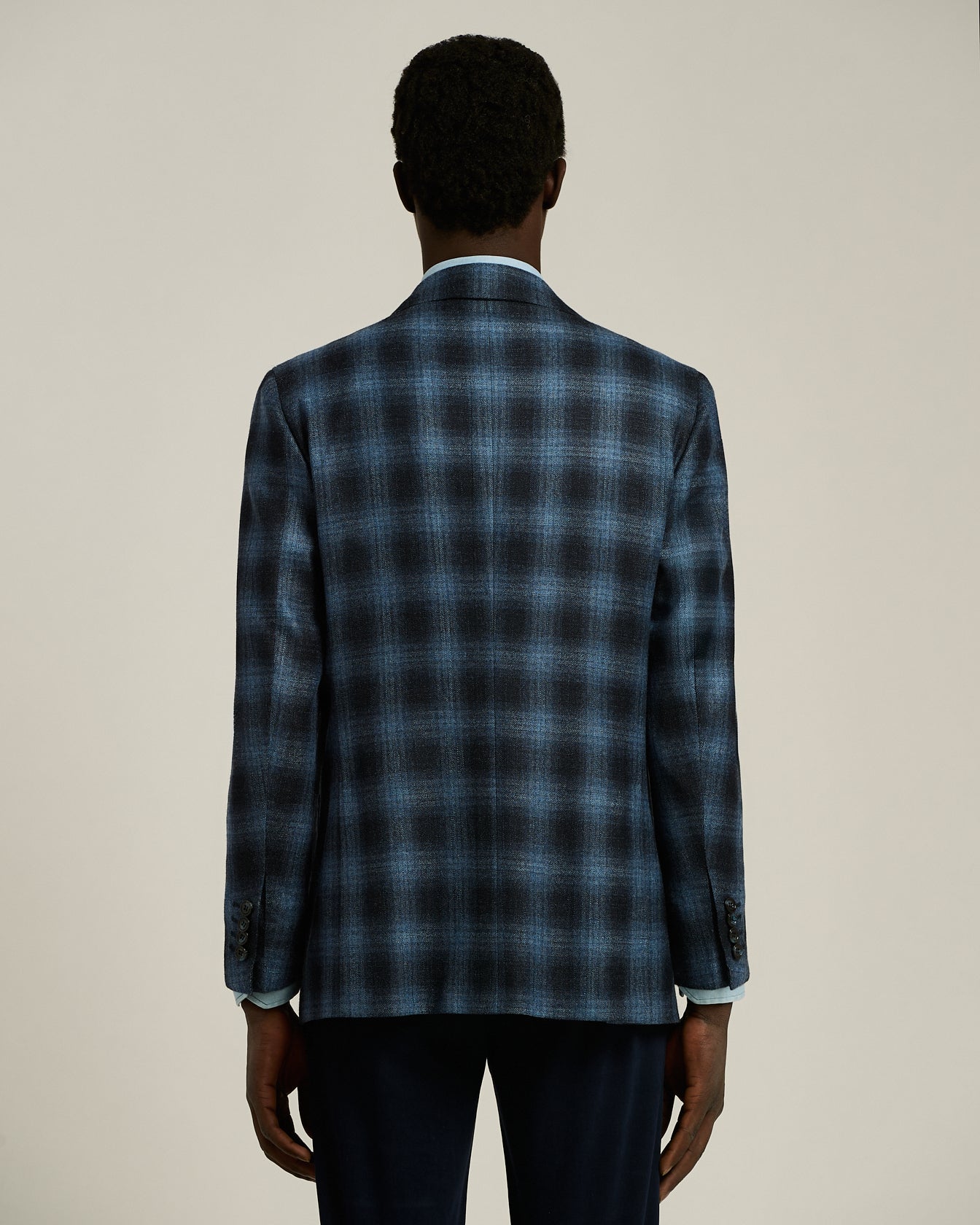 GIACCA A QUADRI IN CASHMERE BLEND