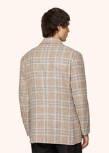 CHECKED WOOL BLEND JACKET