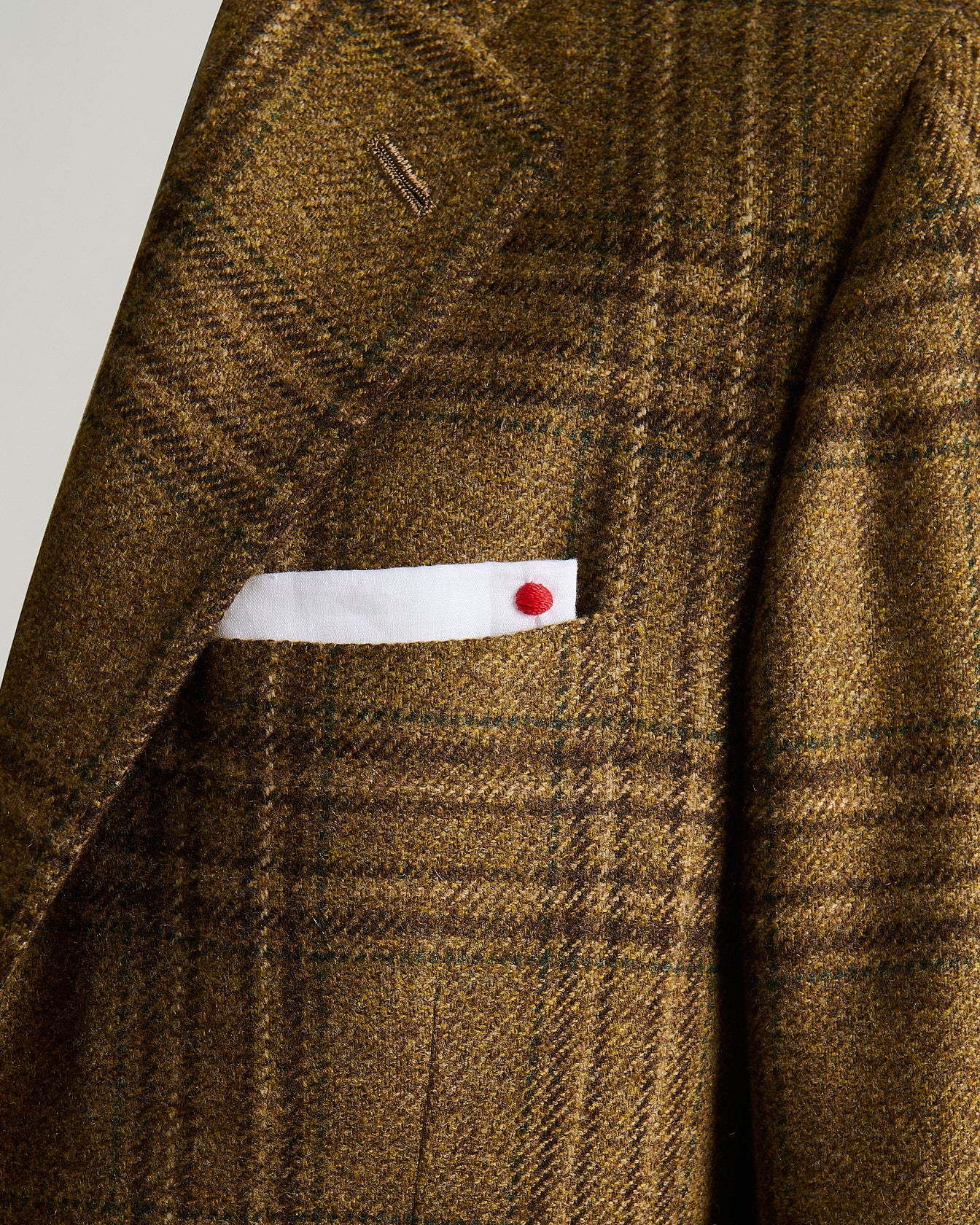 GIACCA MONOPETTO IN PURO CASHMERE CON MOTIVO TARTAN