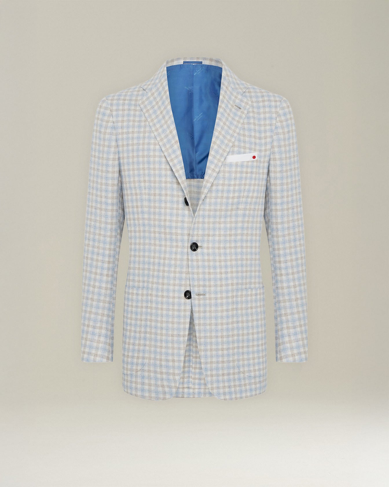 CASHMERE BLEND MICRO CHECK BLAZER