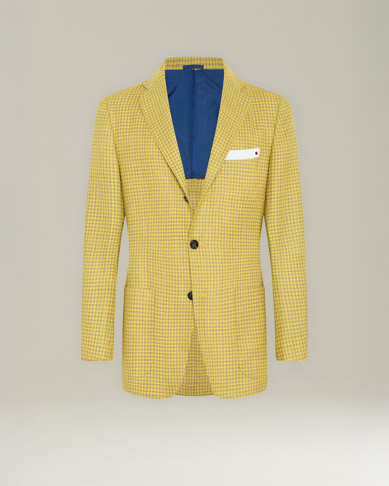 HOUNDSTOOTH CASHMERE BLEND BLAZER