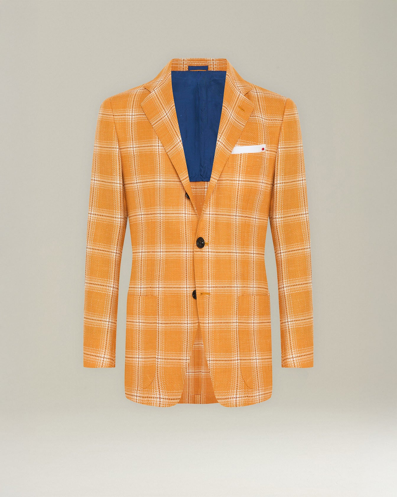 BLAZER IN MISTO CASHMERE A QUADRI