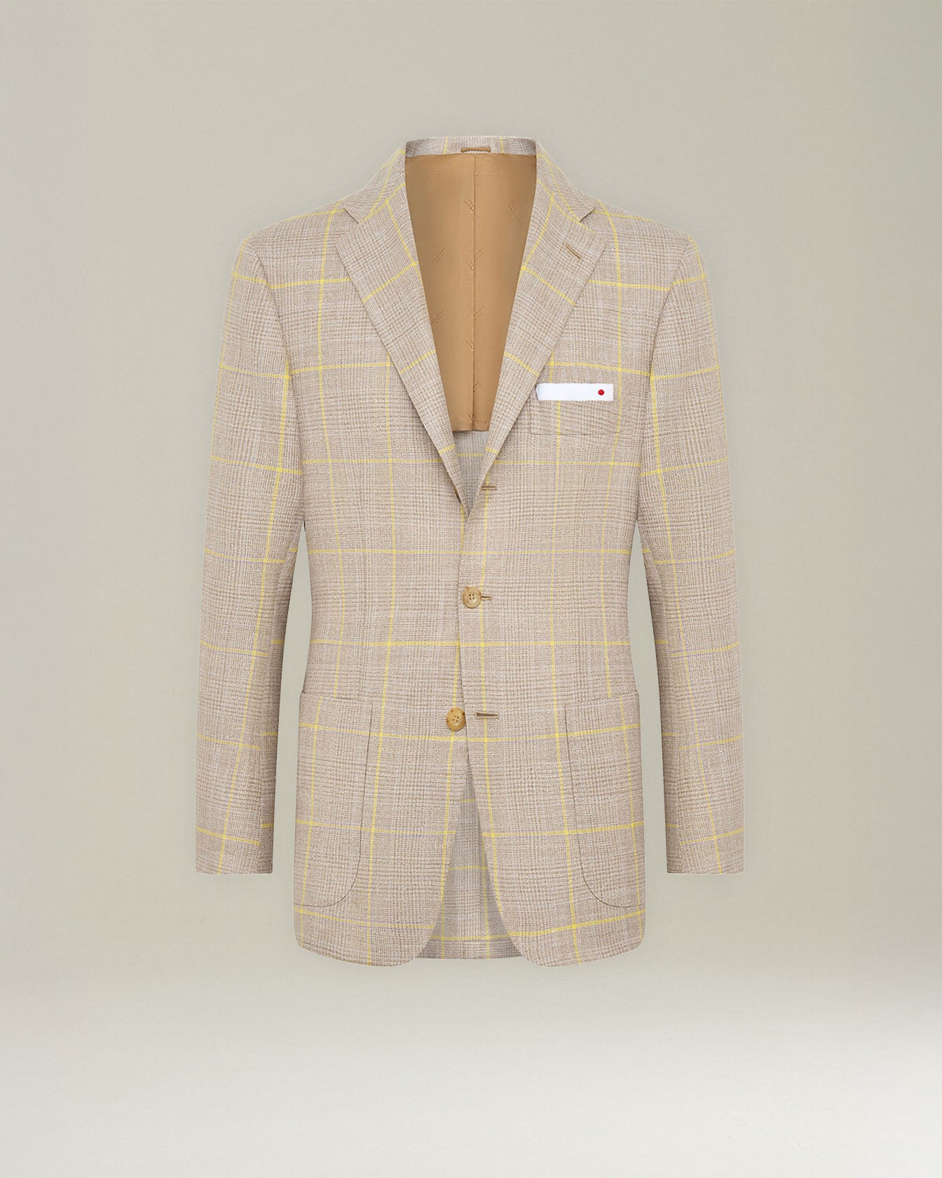 BLAZER IN MISTO CASHMERE A QUADRI