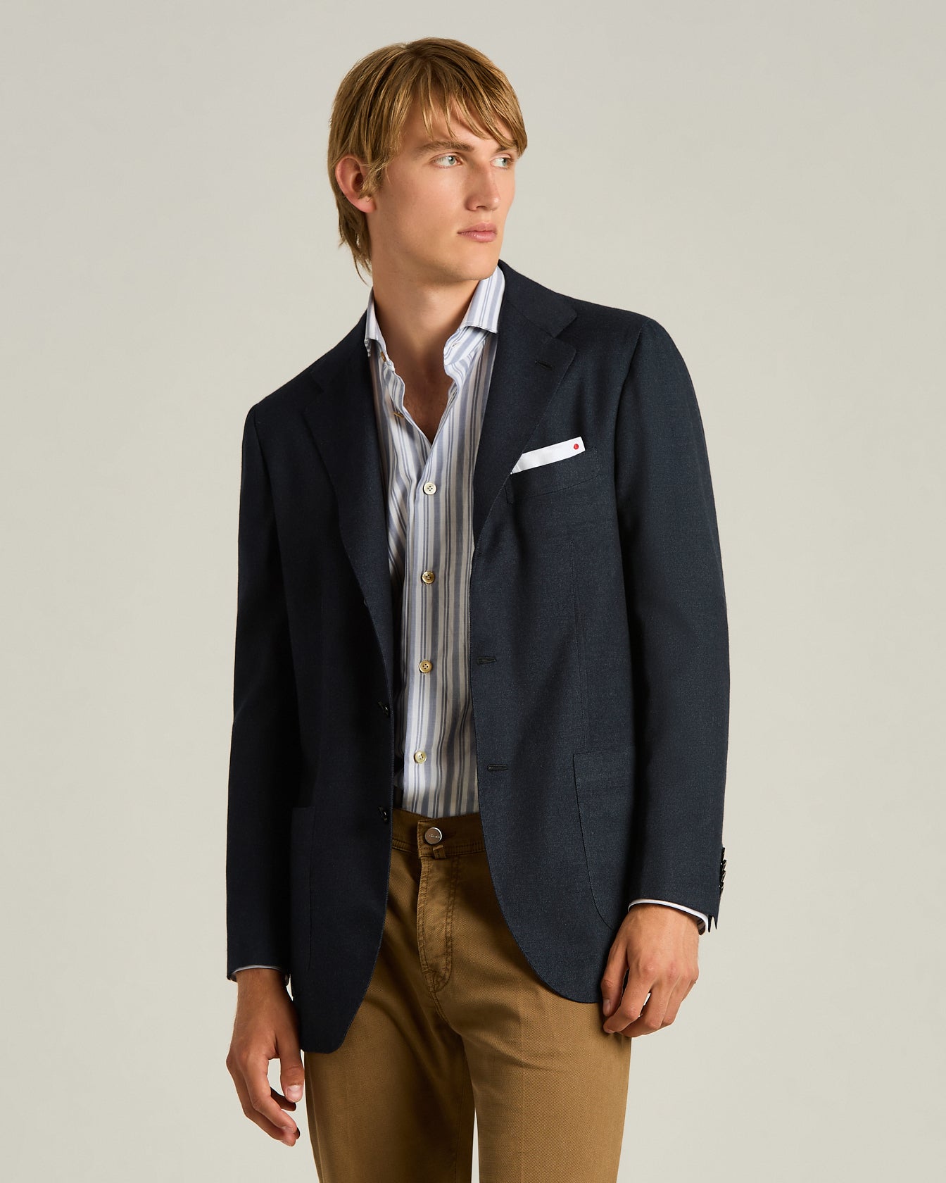 PURE CASHMERE SINGLE-BREASTED JACKET