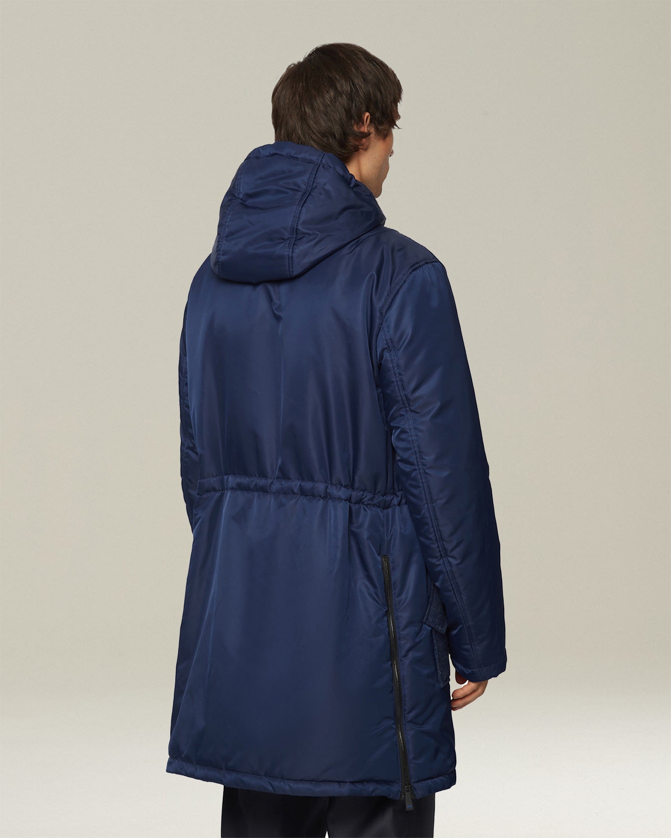 HIGH-TECH PARKA WITH WOOL INSERTS