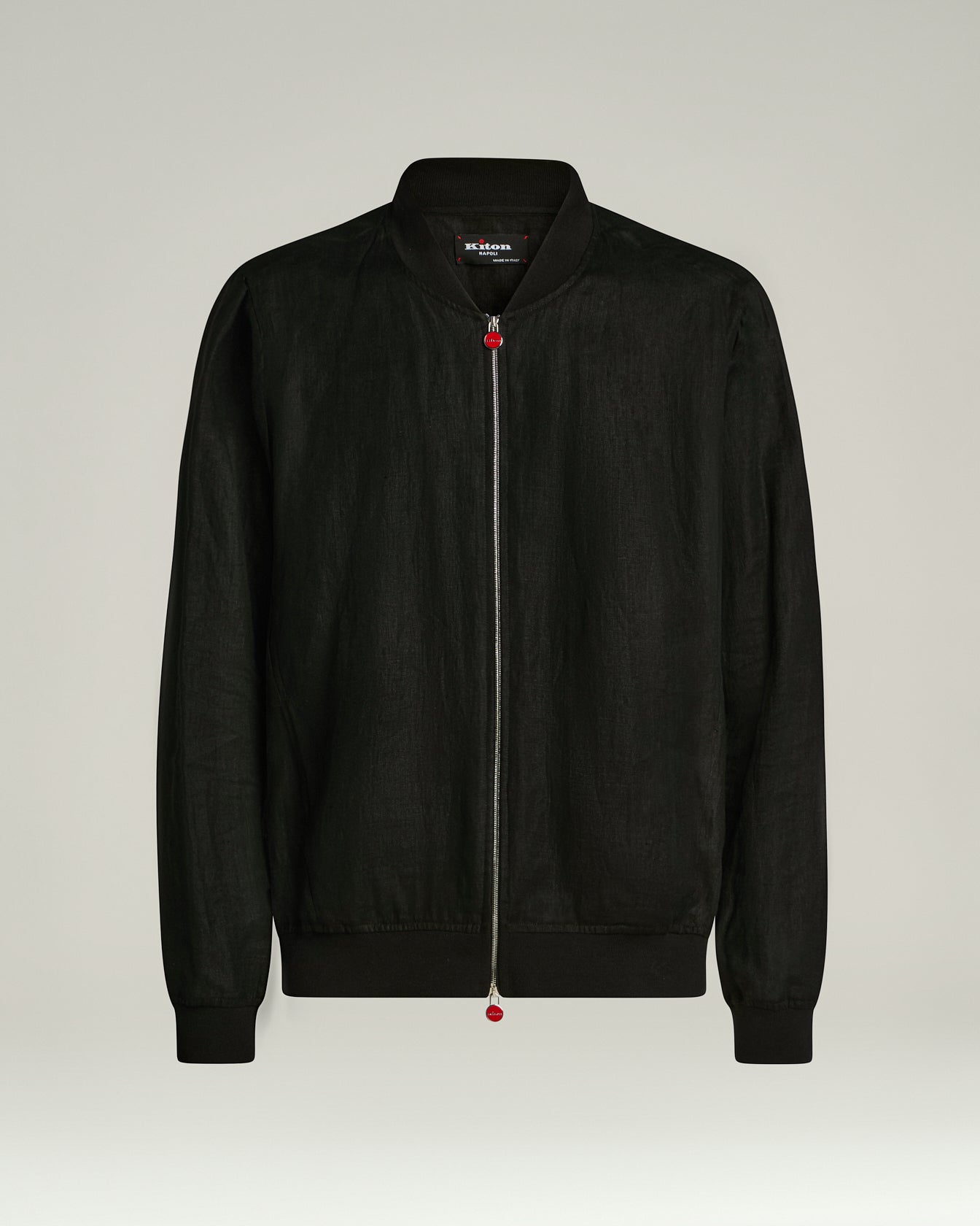 PURE LINEN JACKET WITH ZIP