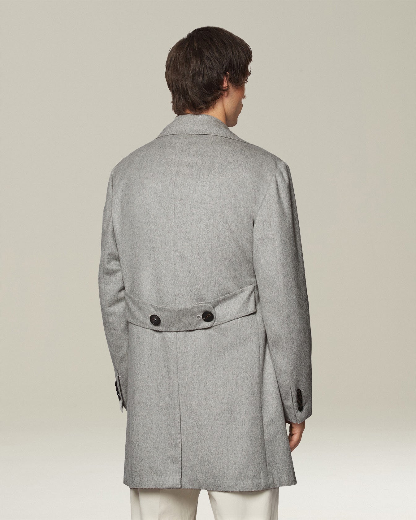 CAPPOTTO DOPPIOPETTO IN CASHMERE PETTINATO