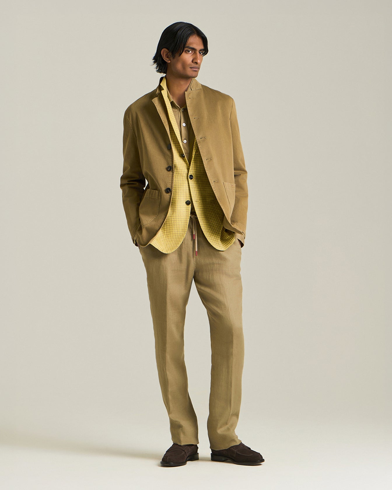 POLO SARTORIAL IN MISTO COTONE