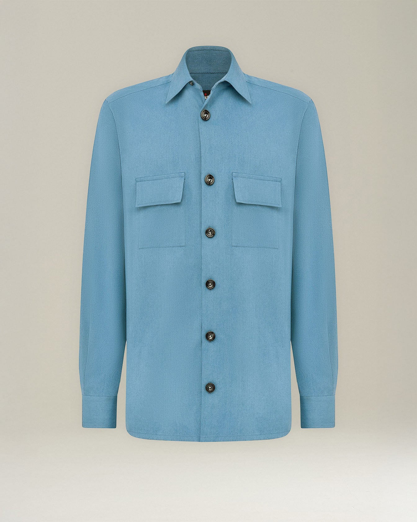 OVERSHIRT IN COTONE DÉLAVÉ